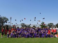 1 Fu&szlig;ball-Erlebnis-Camp beim FV08 mit 76 begeisterten Fu&szlig;ball-Kids und 9 Trainern